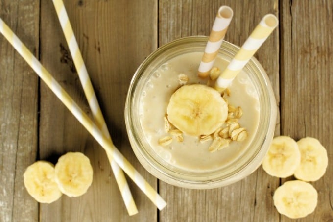 Banana cream post workout smoothie