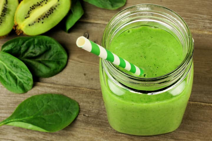 Green Gut Loving High Protein Breakfast Smoothie