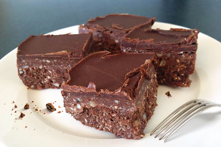 healthy chocolate brownie