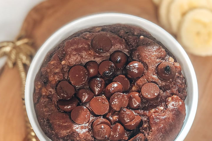 Gut Friendly and High Protein Chocolate Lava Cake Recipe